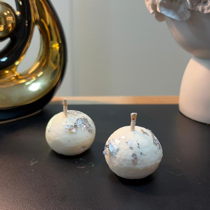 Rasgulla Glow Candles